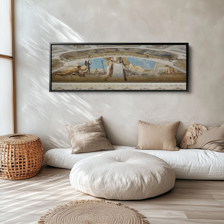 Wide Wall Art Gustav Klimt Classical Mural For Hallway Famous Art Scene