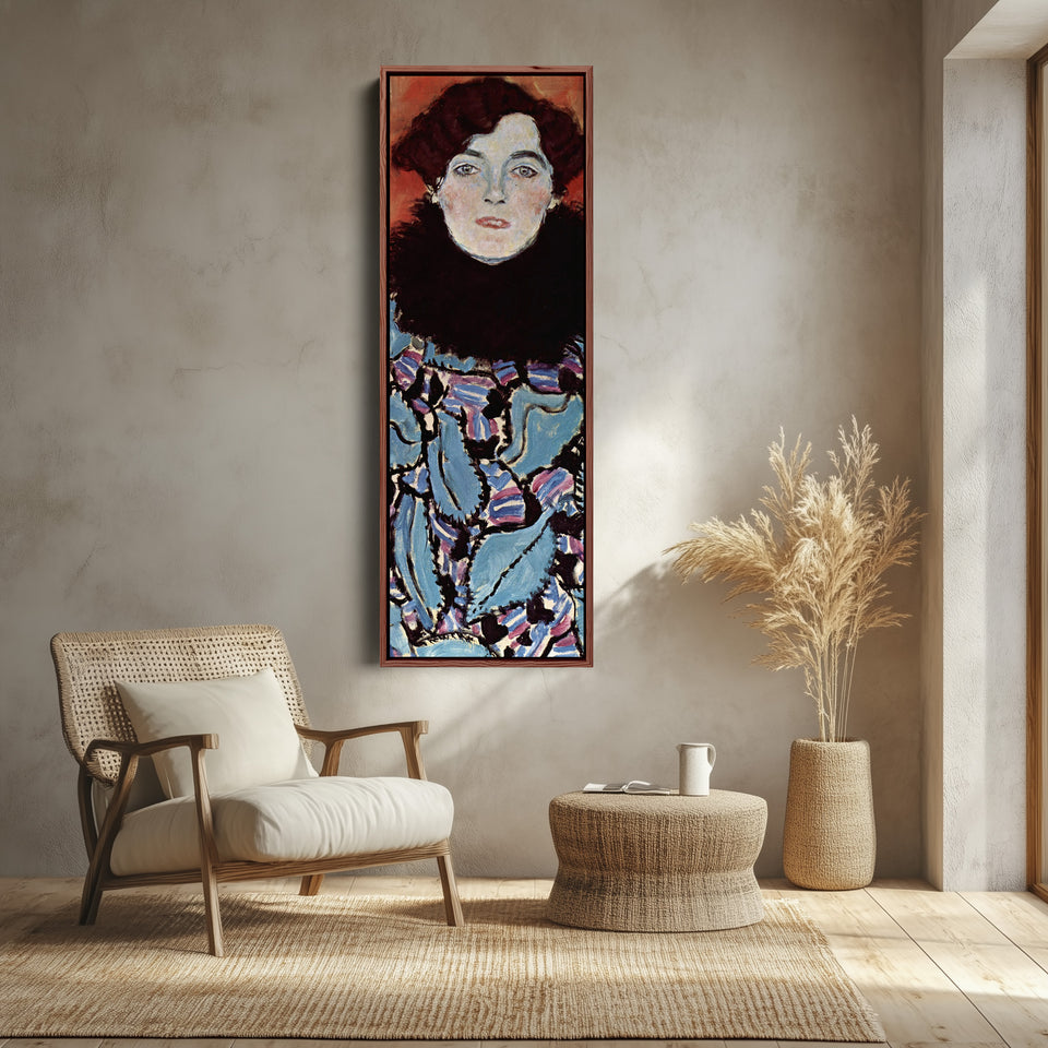 Gustav Klimt Large Wall Art Portrait Of Johanna Staude For Bedroom