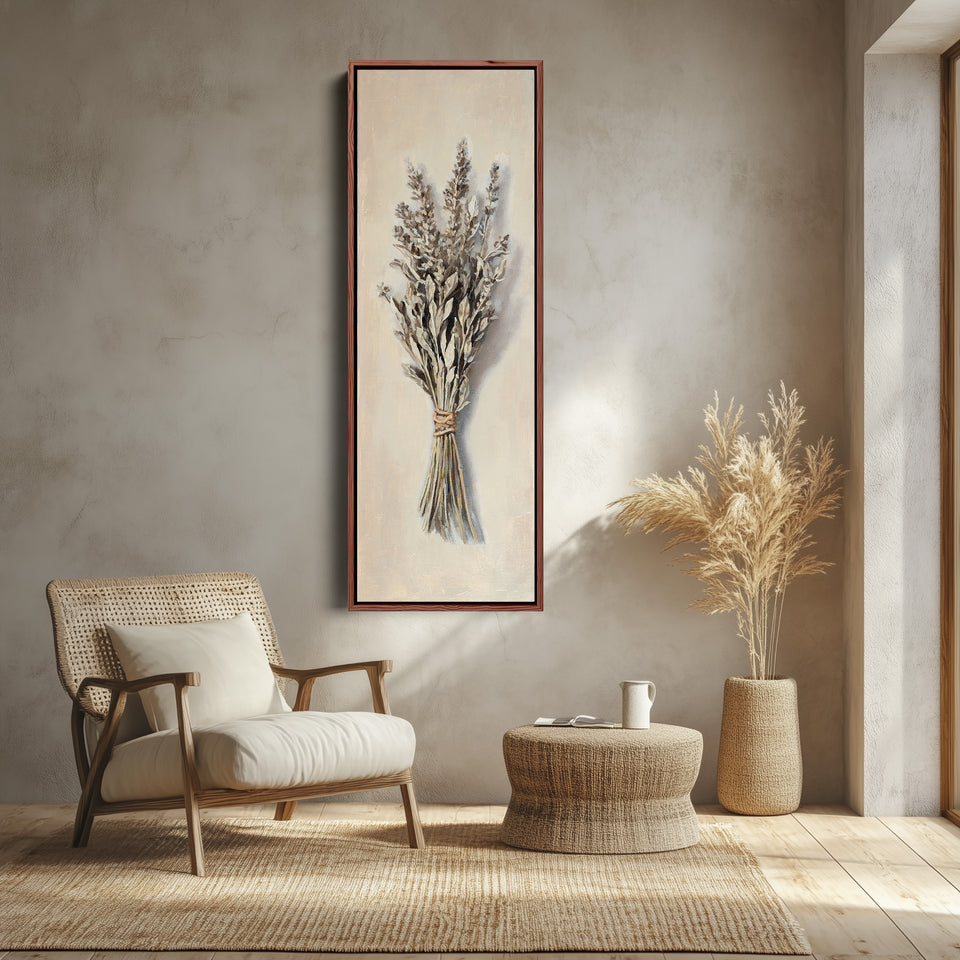 Large Wall Art Dried Botanical Bundle For Office Neutral Decor