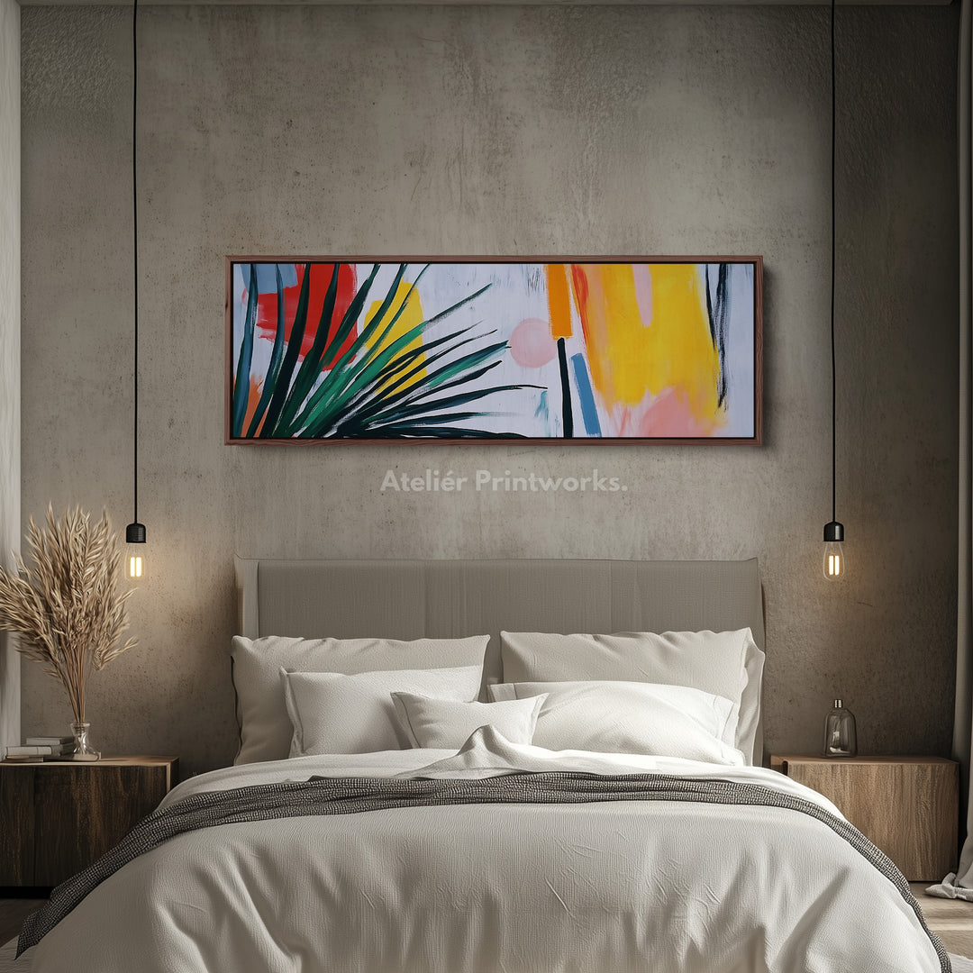 Long Abstract Horizontal Wall Art - H0005