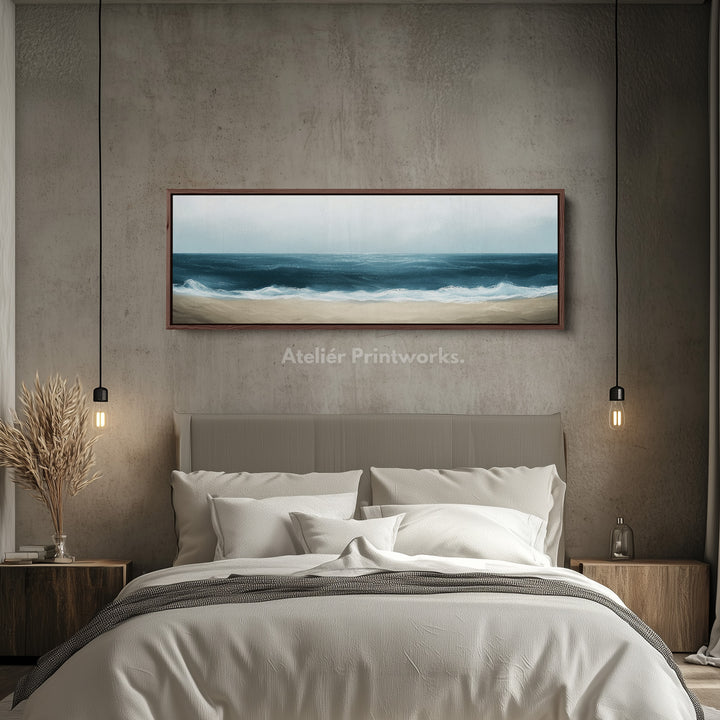 Abstract Beach Large Canvas Wall Art - H0041