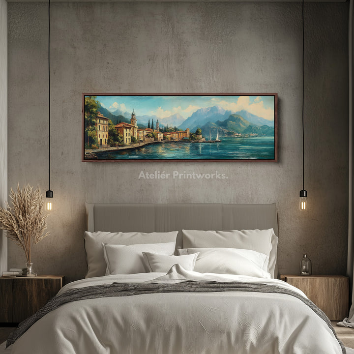 Vintage Harbour Panoramic Wall Decor - H0242