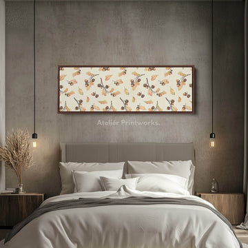Acorn Above Bed Wall Art - Atelier Printworks