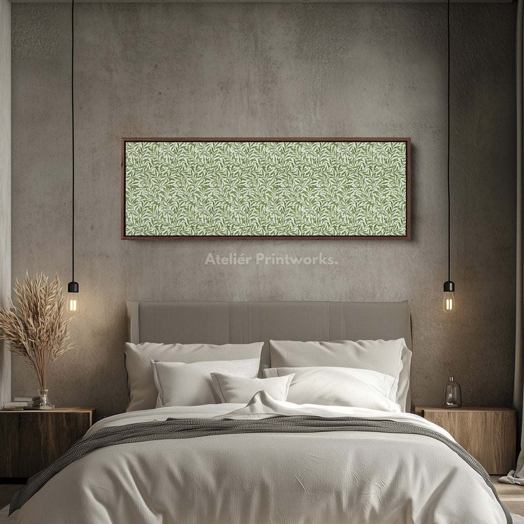 Botanical William Morris Willow Bough Narrow Long Wall Decor - H0261