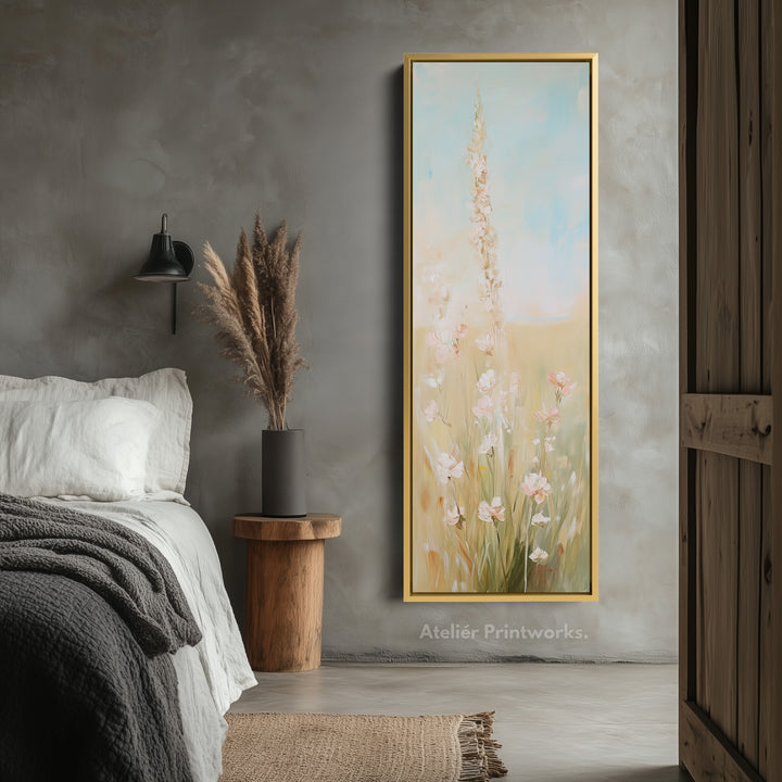 Tall Vertical Wall Art - Floral Painting - V0005