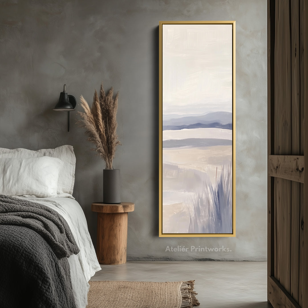 Long Tall Vertical Wall Art - Abstract Landscape Canvas - V0057