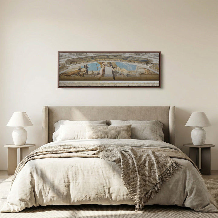Wide Wall Art Gustav Klimt Classical Mural For Hallway Famous Art Scene