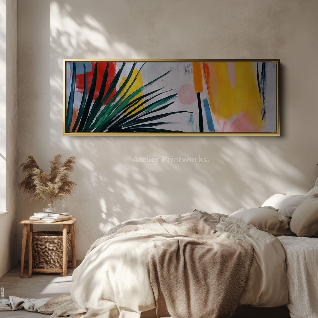 Long Abstract Horizontal Wall Art - H0005