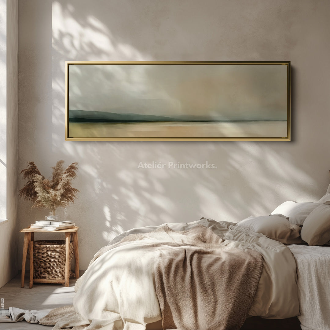 Abstract Beach Large Framed Wall Art - H0043