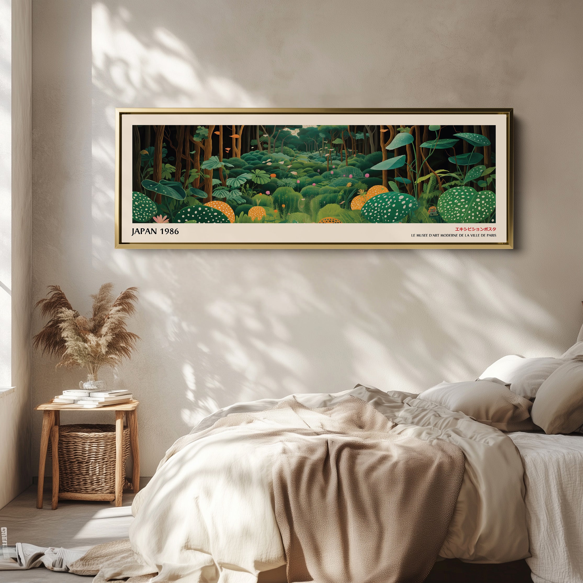 Long Horizontal Wall Art – Lush Green Forest – Atelier Printworks