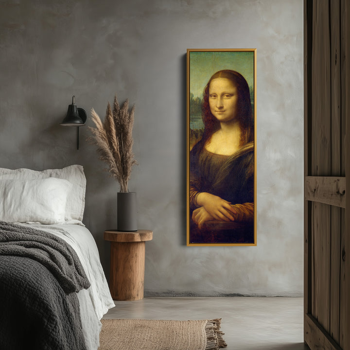 Long Vertical Wall Art Leonardo Di Vinci Mona Lisa - V0347