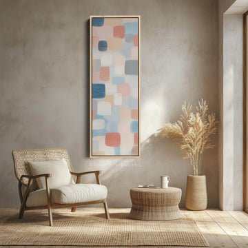 Japandi Inspired Minimalist Vertical Wall Decor - Atelier Printworks