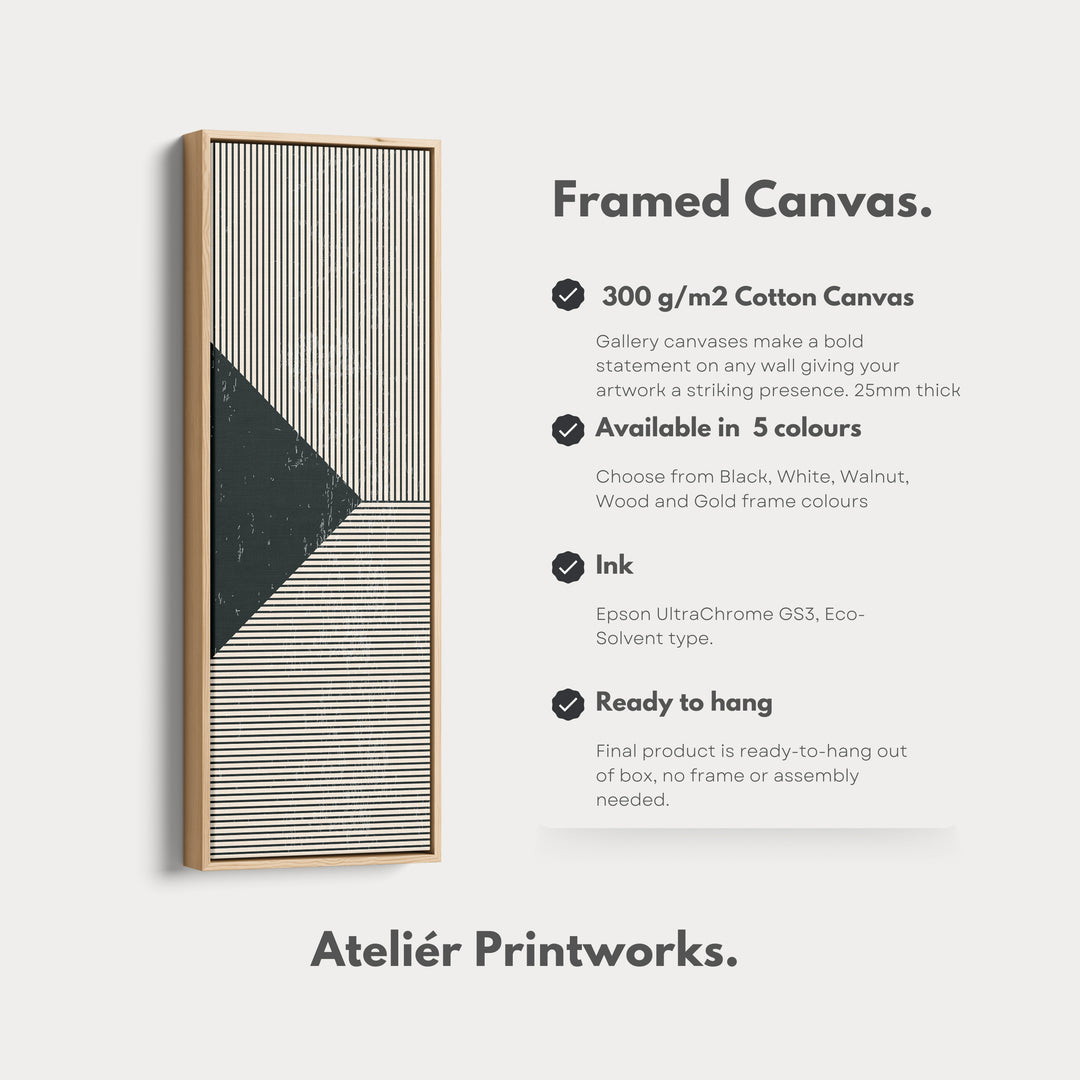 4. Vertical Details Framed CanvasV0402