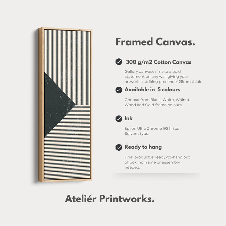 4. Vertical Details Framed CanvasV0402