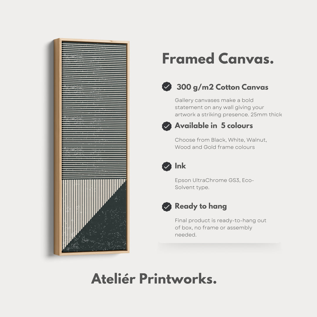 4. Vertical Details Framed CanvasV0403