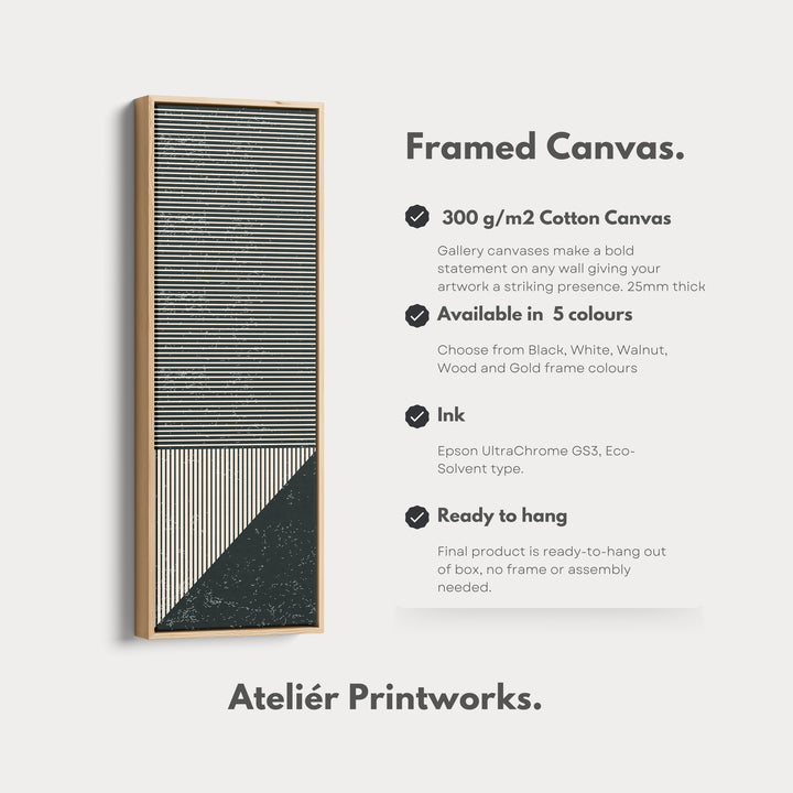 4. Vertical Details Framed CanvasV0403