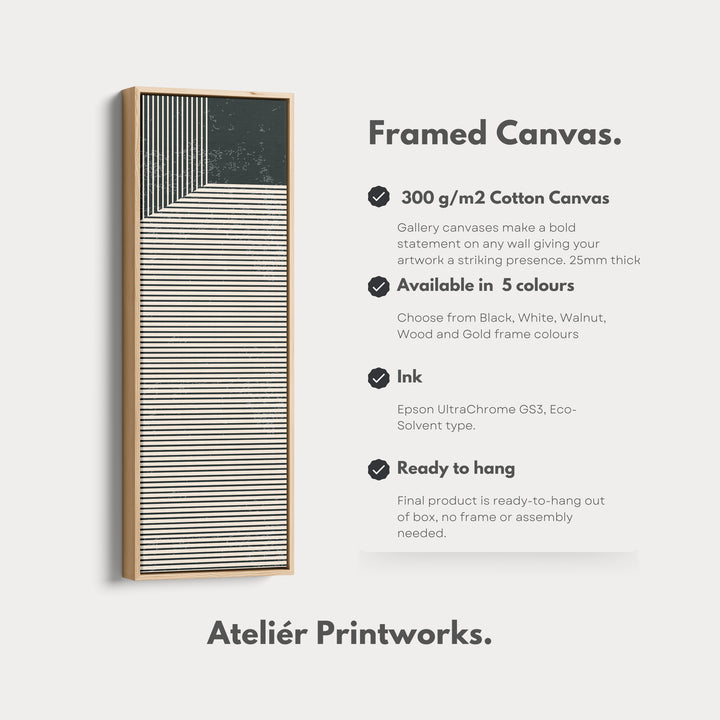 4. Vertical Details Framed CanvasV0404