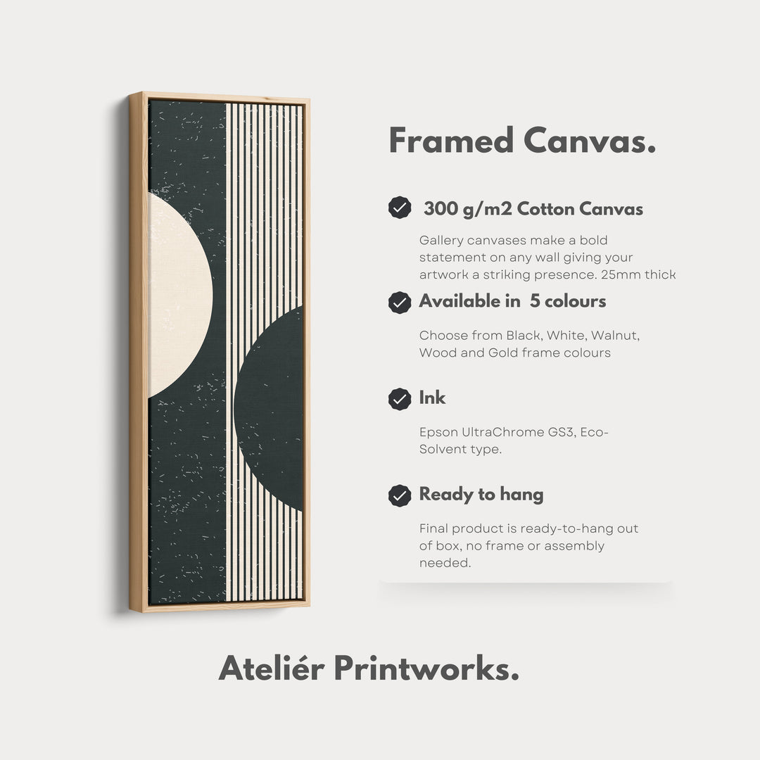 4. Vertical Details Framed CanvasV0407