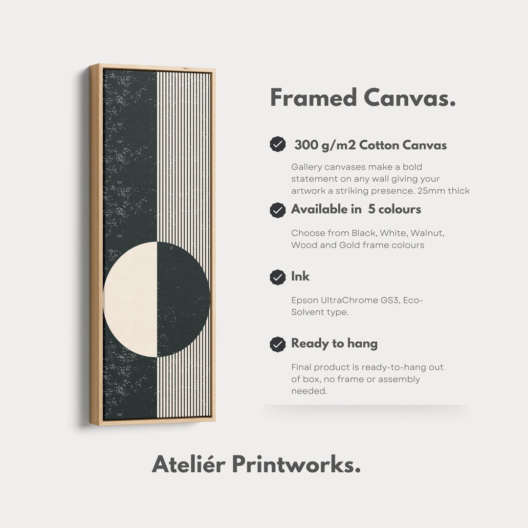 4. Vertical Details Framed CanvasV0409