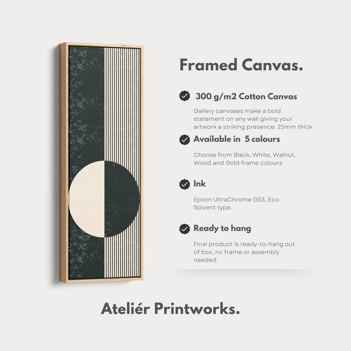 4. Vertical Details Framed CanvasV0409