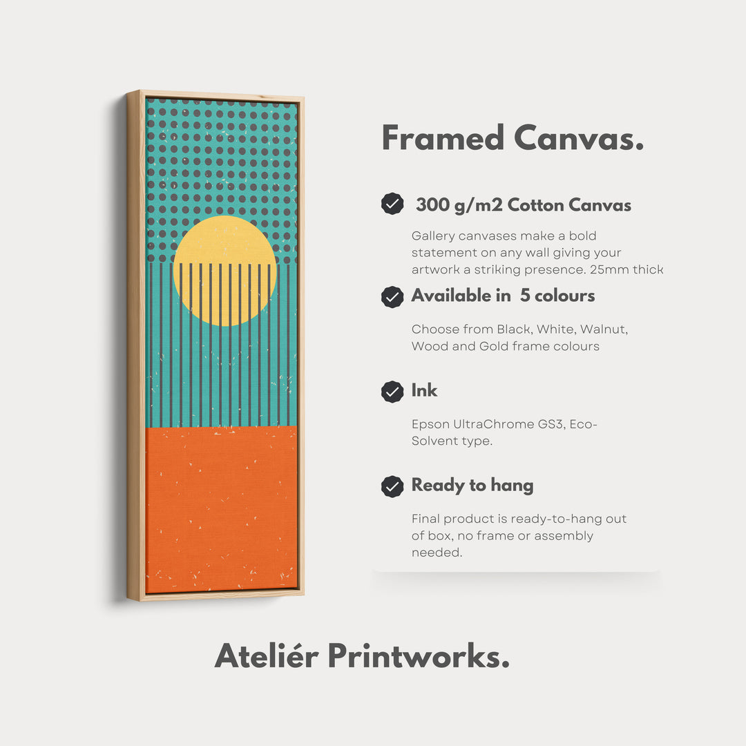 4. Vertical Details Framed CanvasV0410