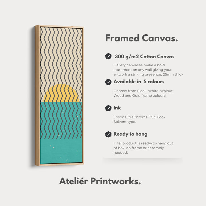 4. Vertical Details Framed CanvasV0411