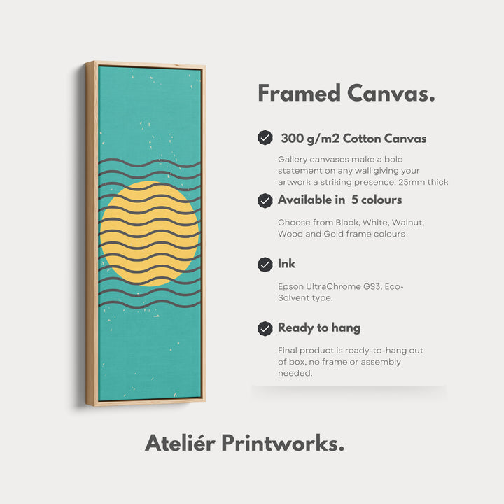 4. Vertical Details Framed CanvasV0412