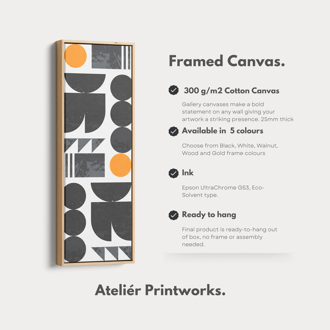 4. Vertical Details Framed CanvasV0414