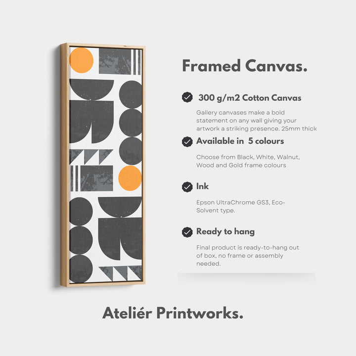 4. Vertical Details Framed CanvasV0414