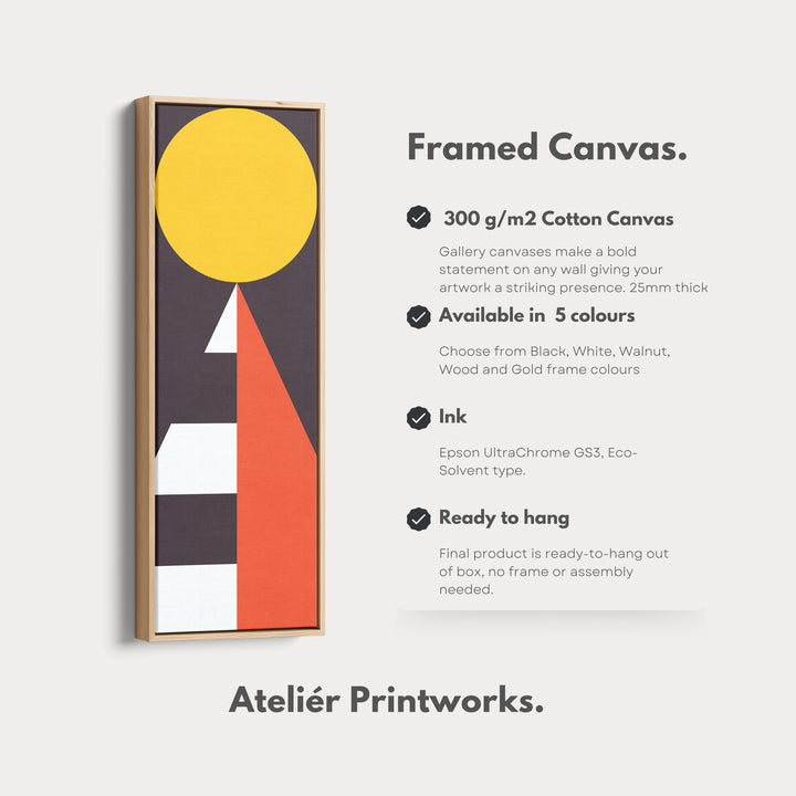 4. Vertical Details Framed CanvasV0418