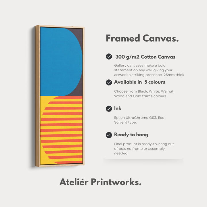 4. Vertical Details Framed CanvasV0421