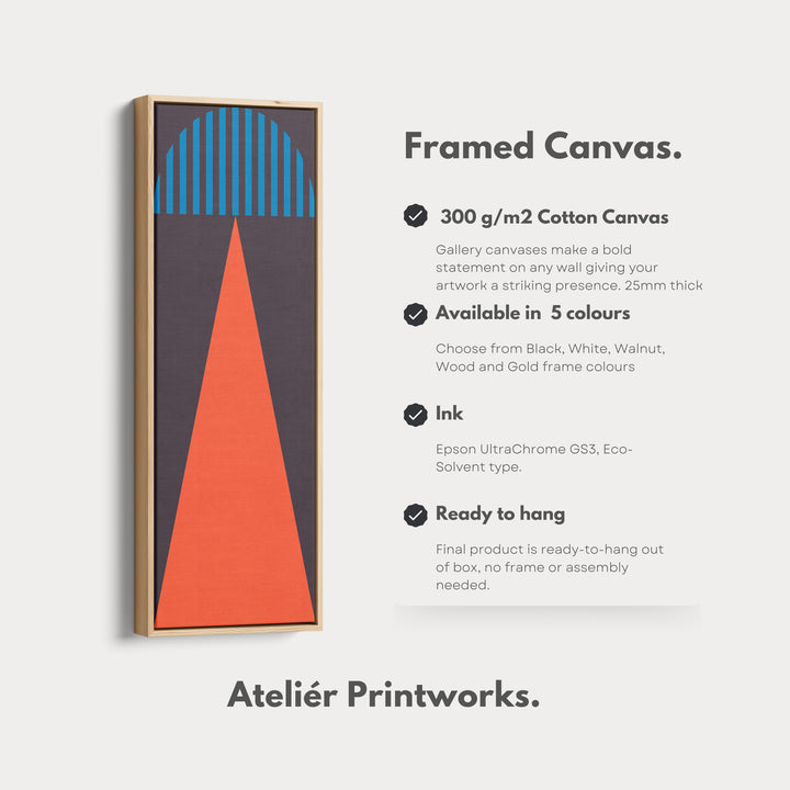 4. Vertical Details Framed CanvasV0423