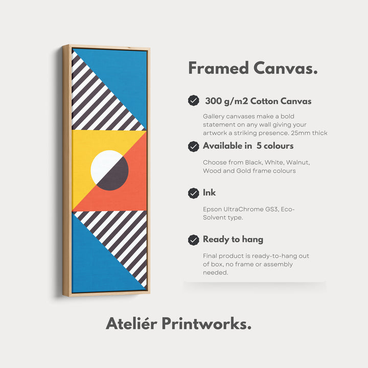 4. Vertical Details Framed CanvasV0424