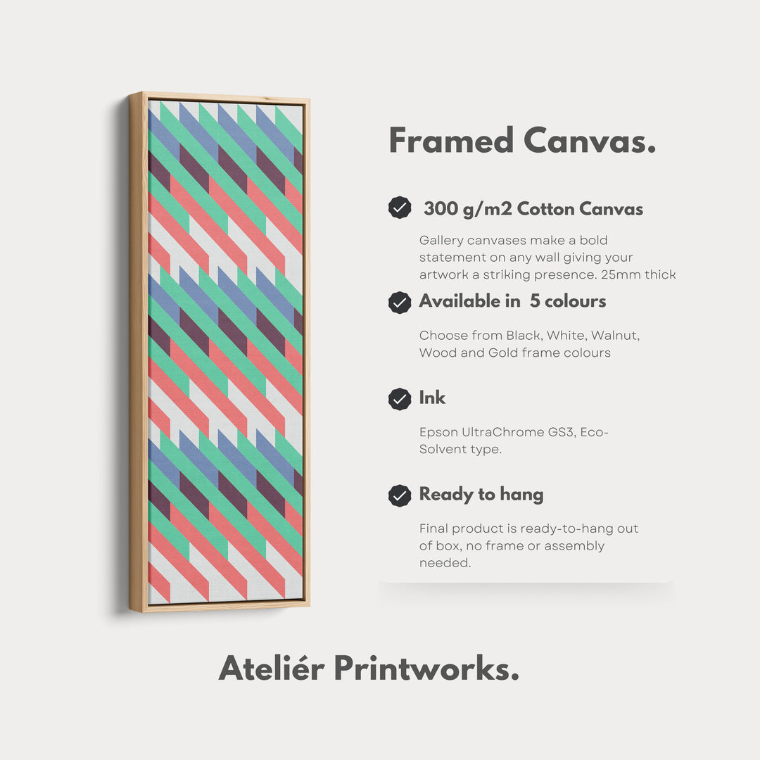 4. Vertical Details Framed CanvasV0425