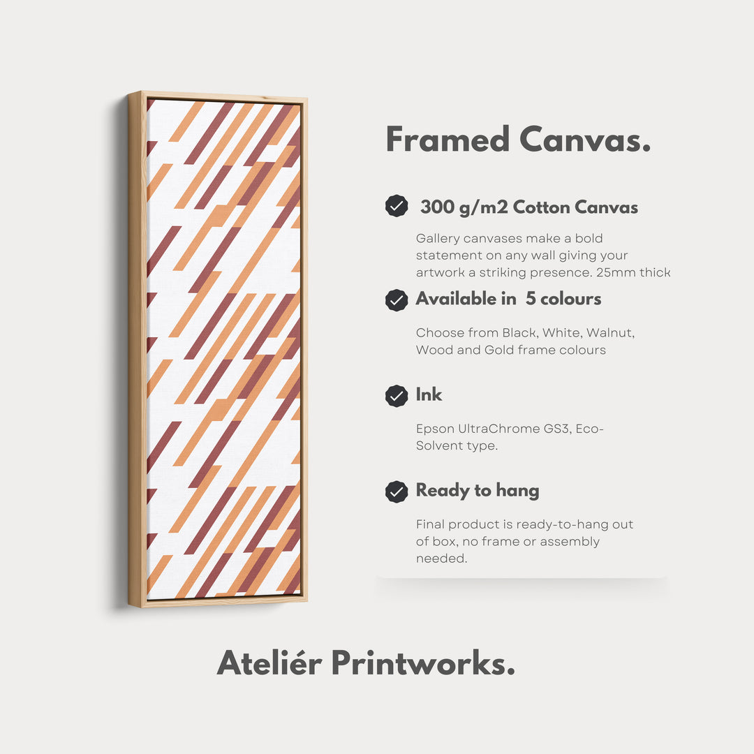 4. Vertical Details Framed CanvasV0428