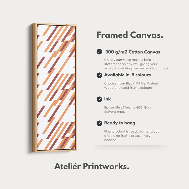 4. Vertical Details Framed CanvasV0428