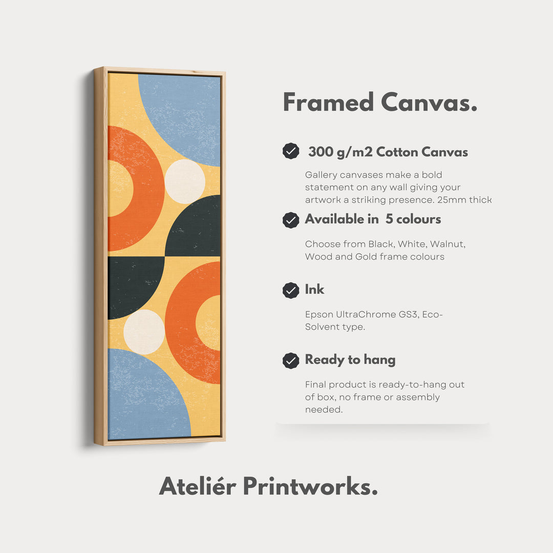 4. Vertical Details Framed CanvasV0430