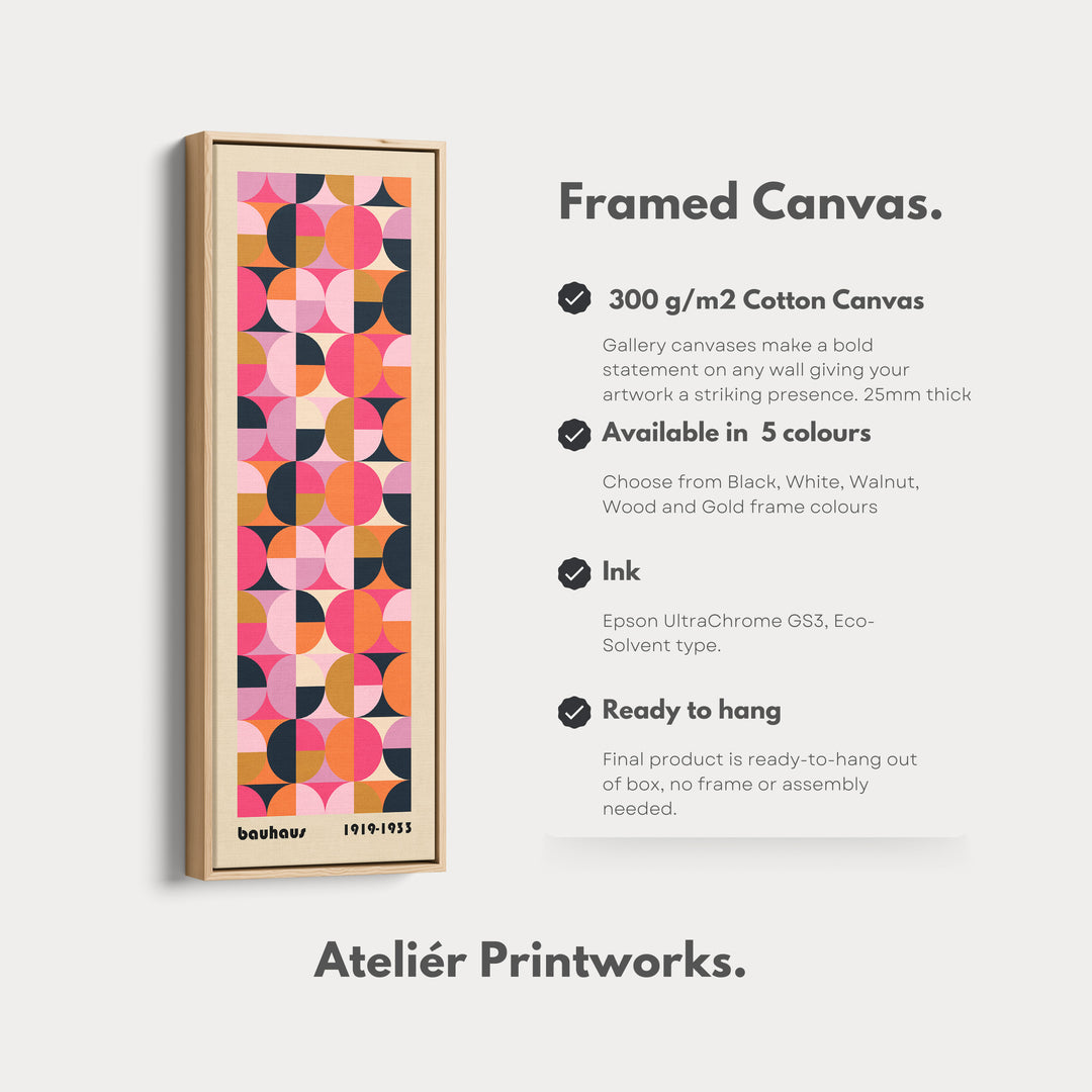 4. Vertical Details Framed CanvasV0434