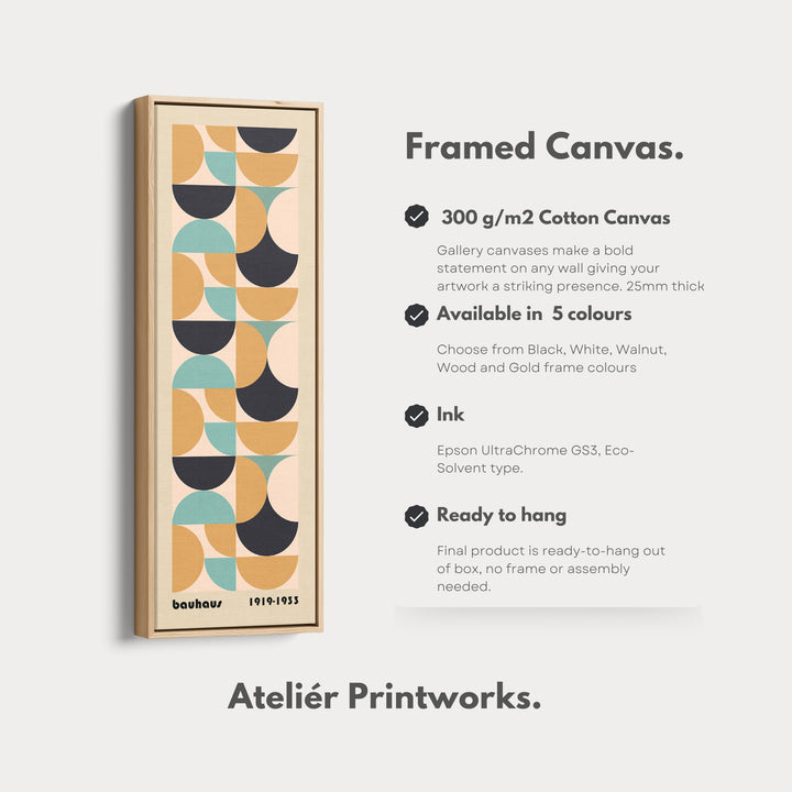 4. Vertical Details Framed CanvasV0436