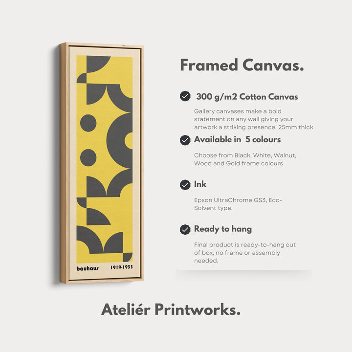 4. Vertical Details Framed CanvasV0438