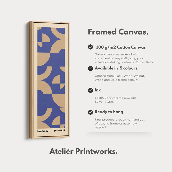 4. Vertical Details Framed CanvasV0439