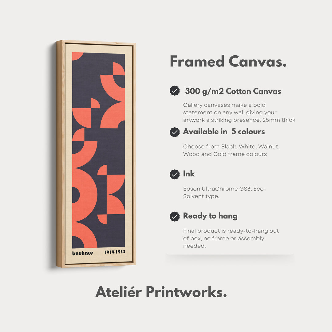 4. Vertical Details Framed CanvasV0440
