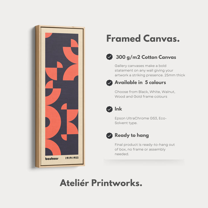 4. Vertical Details Framed CanvasV0440