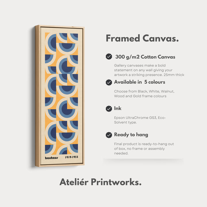 4. Vertical Details Framed CanvasV0441