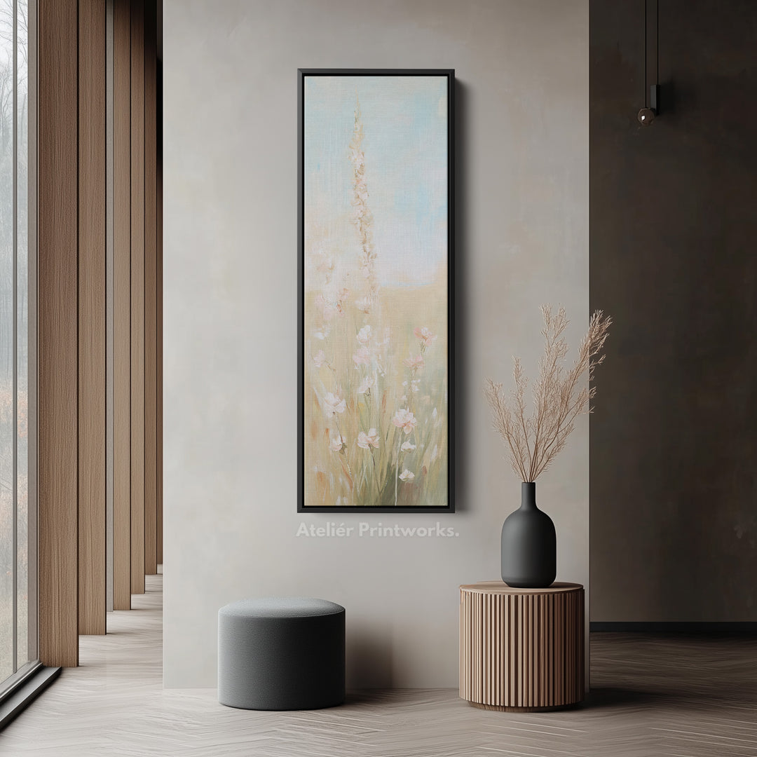 Tall Vertical Wall Art - Floral Painting