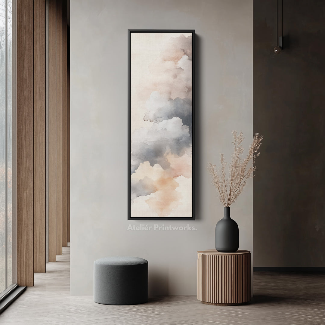 Tall Skinny Vertical Cloud Wall Art