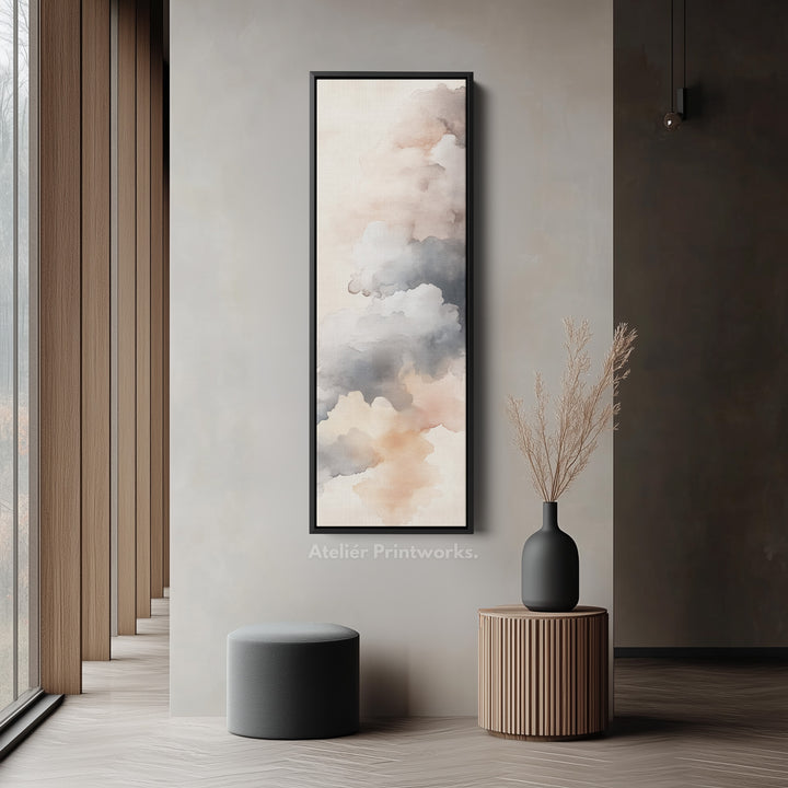 Tall Skinny Vertical Cloud Wall Art