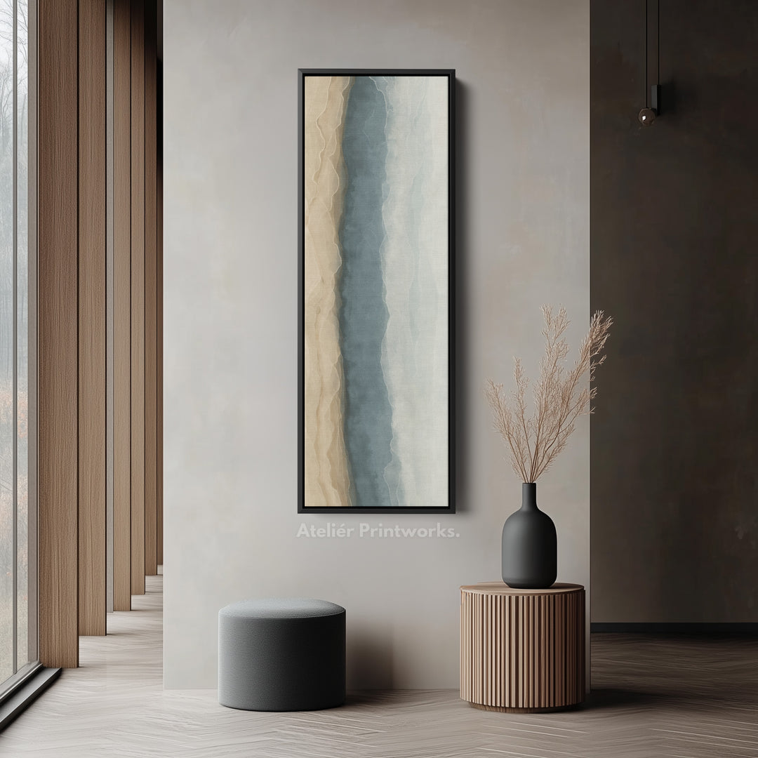 Tall Slim Vertical Long Abstract Canvas Wall Decor