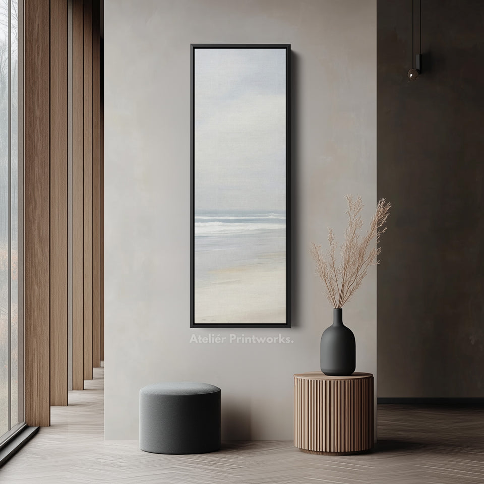 Lange Muurkunst Abstract Strand Groot Canvas Decor