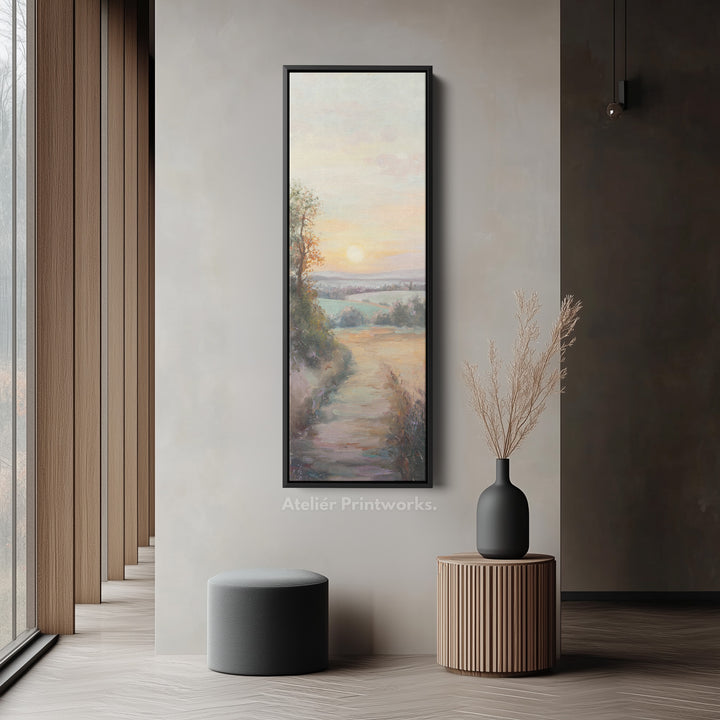 Long Narrow Vertical Large Wall Decor English Countryside